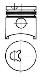 Поршень MAHLE ORIGINAL 2732200