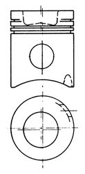 Поршень KOLBENSCHMIDT 93776600