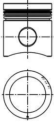 Поршень KOLBENSCHMIDT 128046