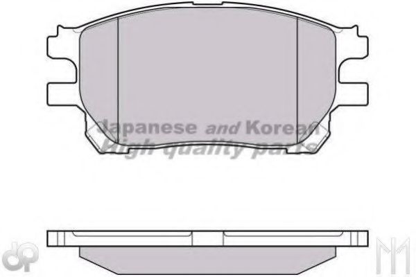 Комплект тормозных колодок, дисковый тормоз ASHUKI T112-90A