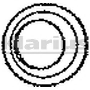 Прокладка, труба выхлопного газа KLARIUS 410291