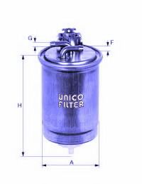 Топливный фильтр UNICO FILTER FI 8176/12