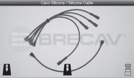 Комплект проводов зажигания BRECAV 05404