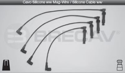 Комплект проводов зажигания BRECAV 09539