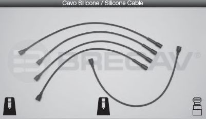 Комплект проводов зажигания BRECAV 10407