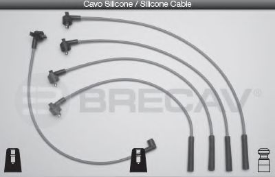 Комплект проводов зажигания BRECAV 15521