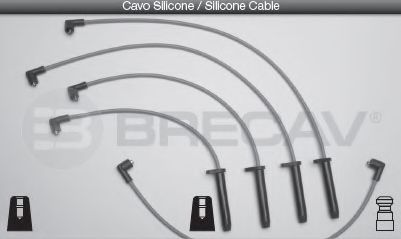 Комплект проводов зажигания BRECAV 15531