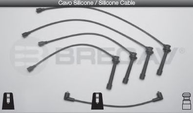 Комплект проводов зажигания BRECAV 25509