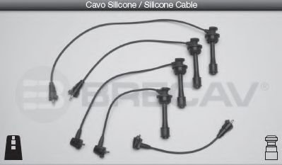 Комплект проводов зажигания BRECAV 33504