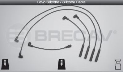 Комплект проводов зажигания BRECAV 35.510