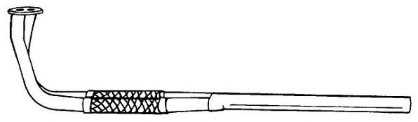 Труба выхлопного газа MTS 10770