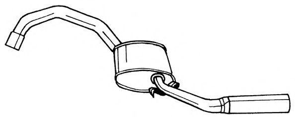 Глушитель выхлопных газов конечный SIGAM 18601