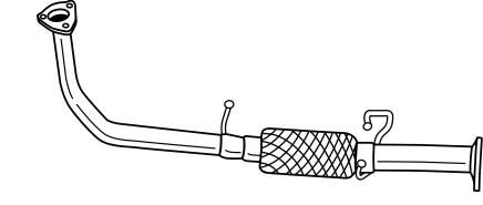 Труба выхлопного газа SIGAM 23122