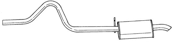 Глушитель выхлопных газов конечный SIGAM 32613