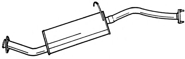 Глушитель выхлопных газов конечный SIGAM 37603
