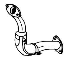 Труба выхлопного газа TIMAX 301365