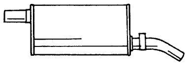 Глушитель выхлопных газов конечный SIGAM 50602