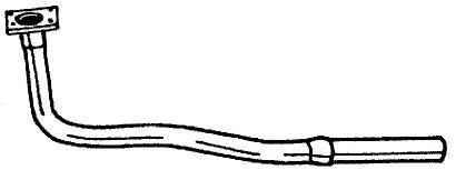 Труба выхлопного газа KLARIUS 120147