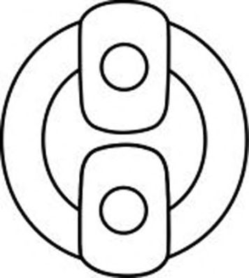 Кронштейн, система выпуска ОГ SIGAM 038019