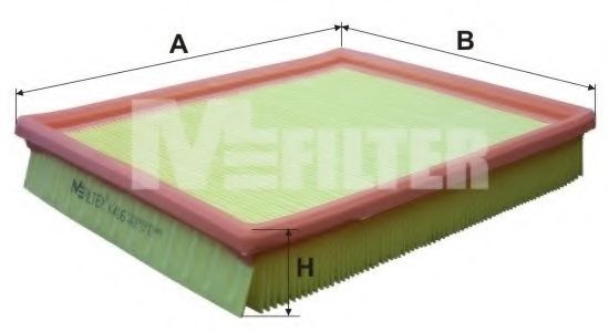 Воздушный фильтр MFILTER K 416