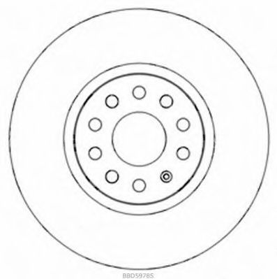 Тормозной диск BORG & BECK BBD5978S