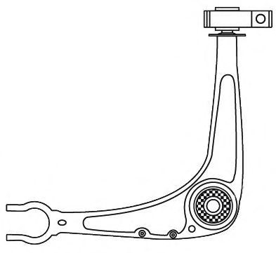 Рычаг независимой подвески колеса, подвеска колеса FRAP 3052