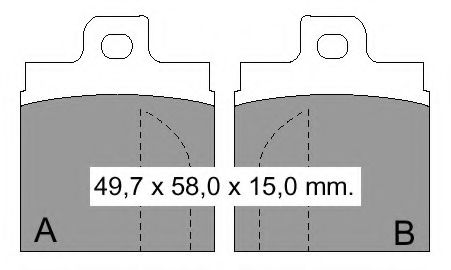 Комплект тормозных колодок, дисковый тормоз VEMA 830770