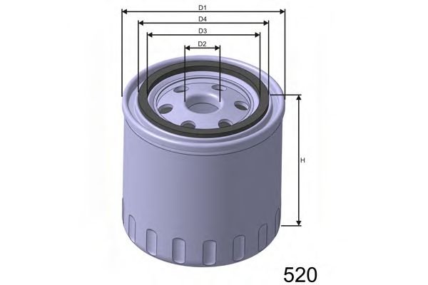 Масляный фильтр MISFAT Z165