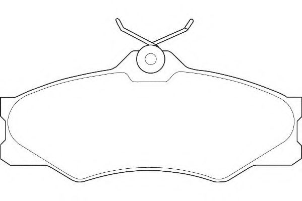 Комплект тормозных колодок, дисковый тормоз WAGNER WBP20979A