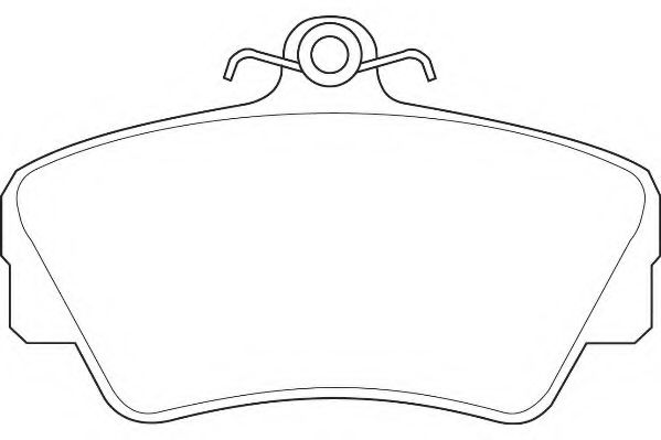 Комплект тормозных колодок, дисковый тормоз WAGNER WBP21217A