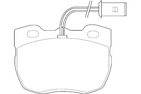 Комплект тормозных колодок, дисковый тормоз WAGNER WBP21459A