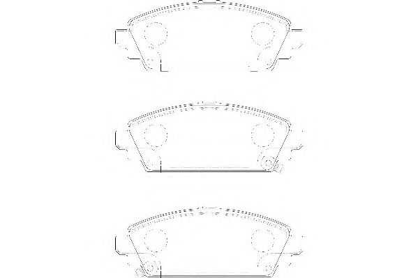 Комплект тормозных колодок, дисковый тормоз WAGNER WBP23096A