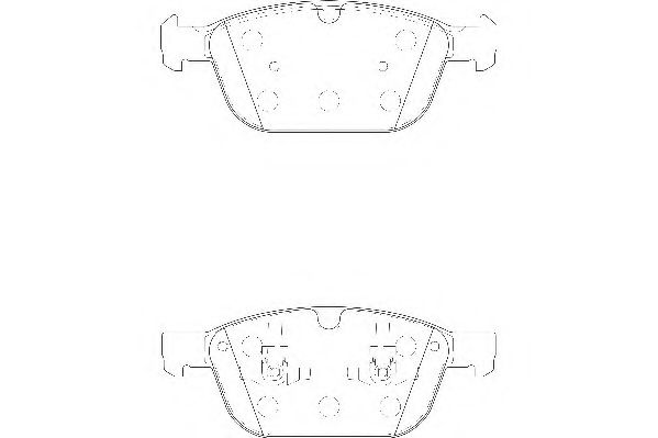 Комплект тормозных колодок, дисковый тормоз WAGNER WBP24399A