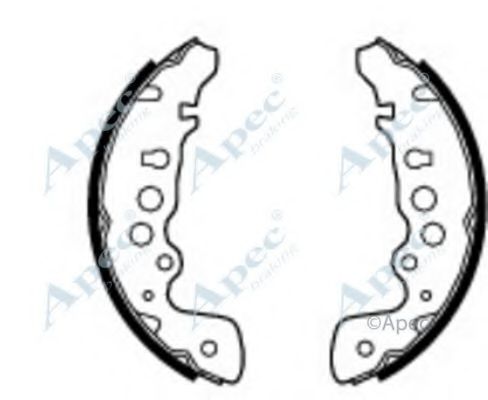 Тормозные колодки APEC braking SHU582