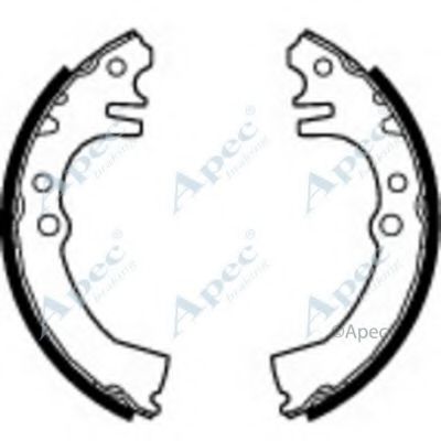 Тормозные колодки APEC braking SHU600