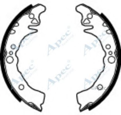 Тормозные колодки APEC braking SHU687
