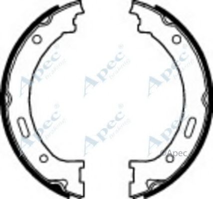 Тормозные колодки APEC braking SHU758