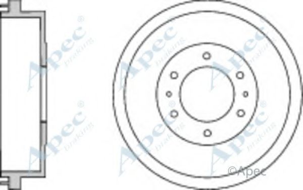 Тормозной барабан APEC braking DRM9950