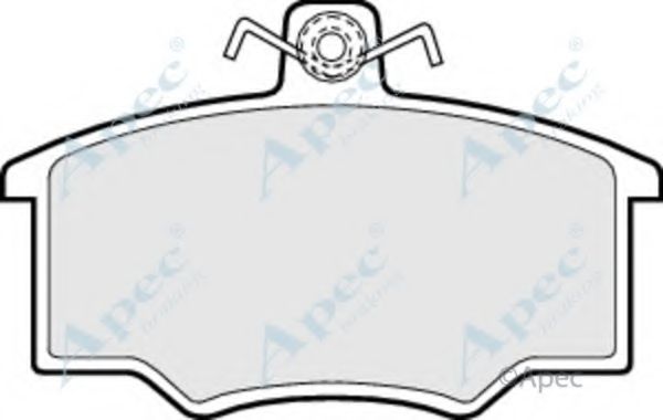 Комплект тормозных колодок, дисковый тормоз APEC braking PAD441