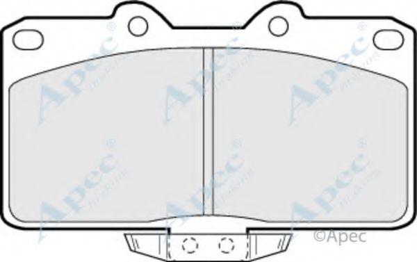 Комплект тормозных колодок, дисковый тормоз APEC braking PAD927