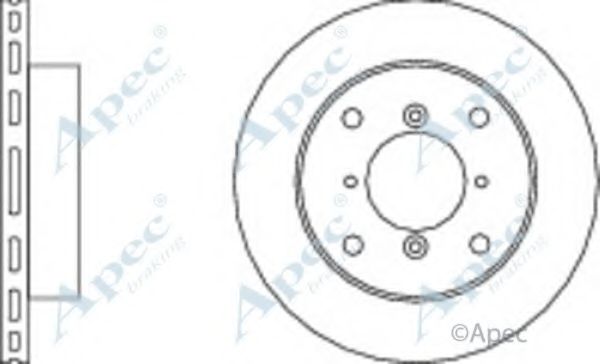 Тормозной диск APEC braking DSK229