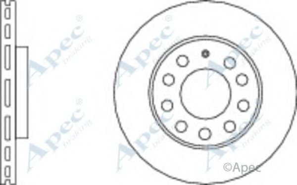 Тормозной диск APEC braking DSK2577