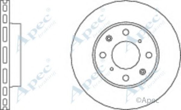 Тормозной диск APEC braking DSK240
