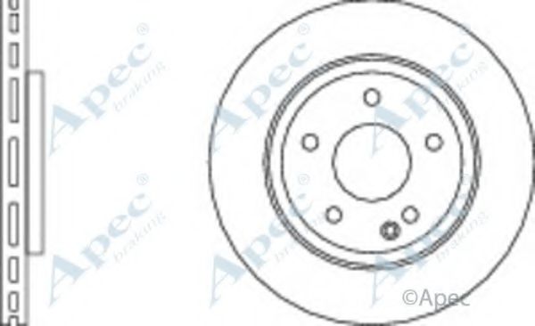 Тормозной диск APEC braking DSK2094