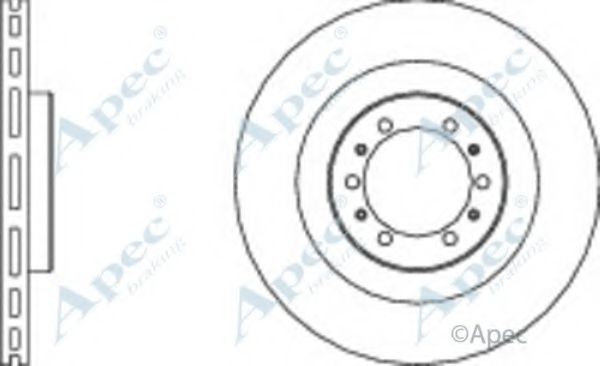 Тормозной диск APEC braking DSK2109