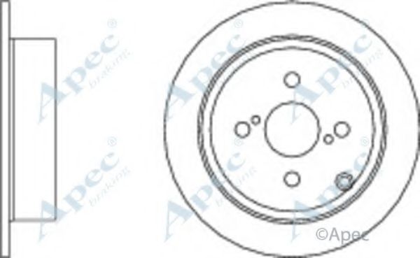 Тормозной диск APEC braking DSK2209