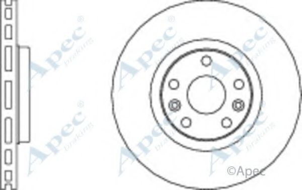 Тормозной диск APEC braking DSK2635