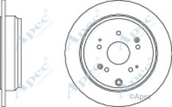 Тормозной диск APEC braking DSK2663