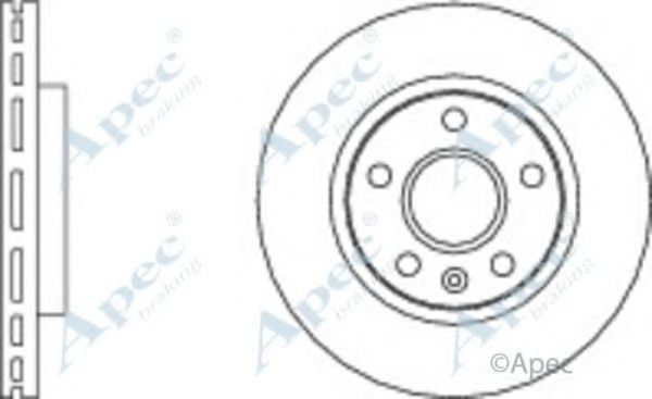 Тормозной диск APEC braking DSK2674