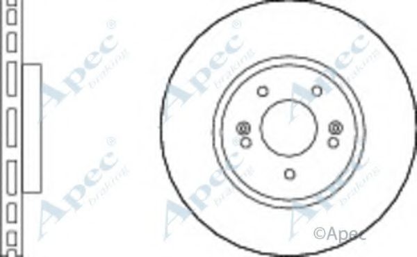 Тормозной диск APEC braking DSK2693